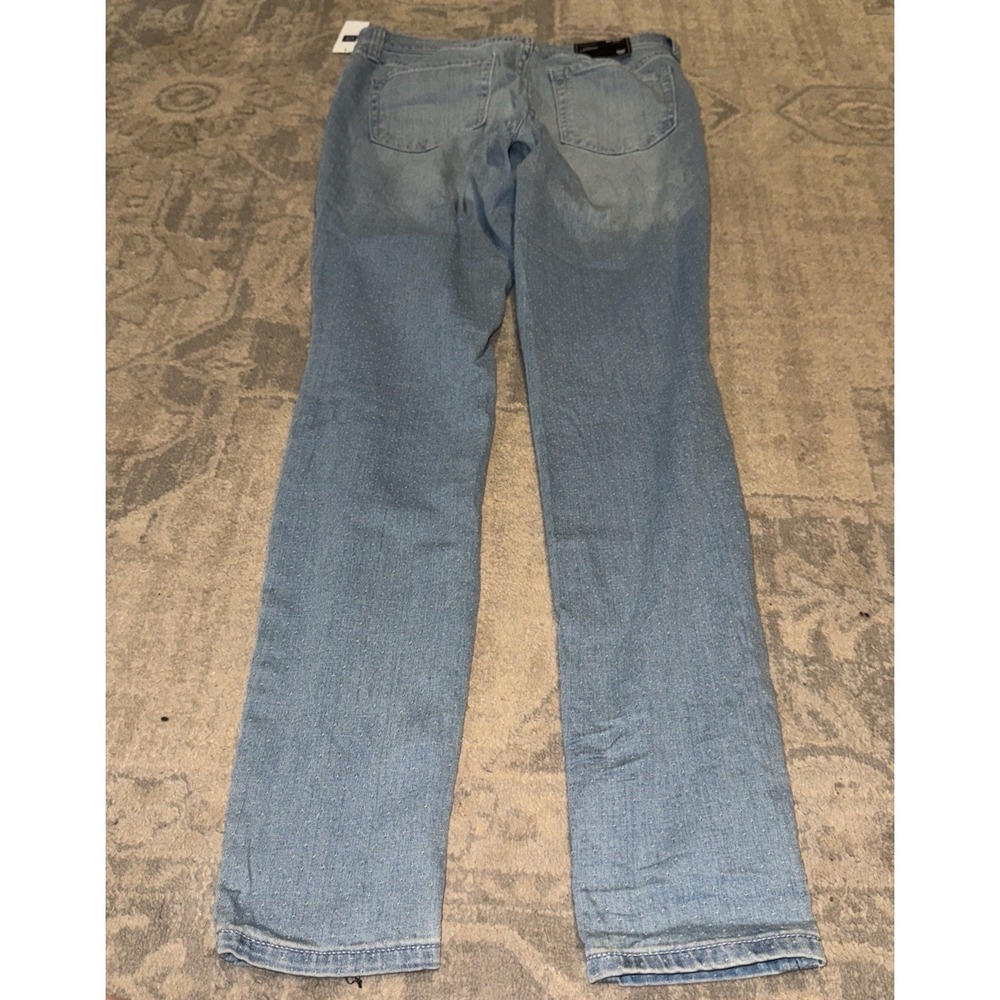 Gap Leggings Jeans‎ Womens Sz 6 (28 X 29) Blue Light Wash Zip Fly Low Rise